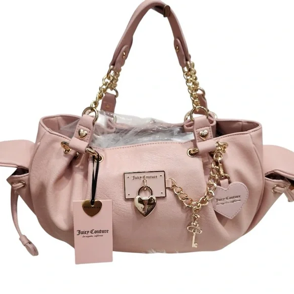 🔥🔥Juicy Couture Pink Handbag with accessors🔥 - Picture 1 of 12